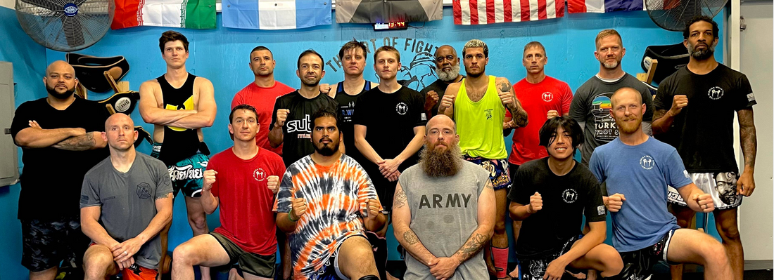 Celebrating the official launch of a Muay Thai Meme website