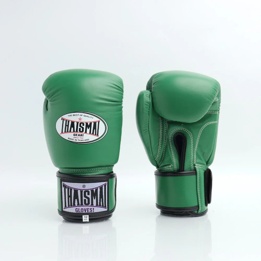 Thaismai "Forest Green" Boxing Gloves: The Heavy-Duty Classic