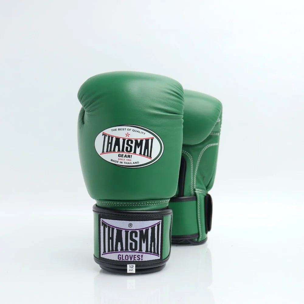 Thaismai "Forest Green" Boxing Gloves: The Heavy-Duty Classic