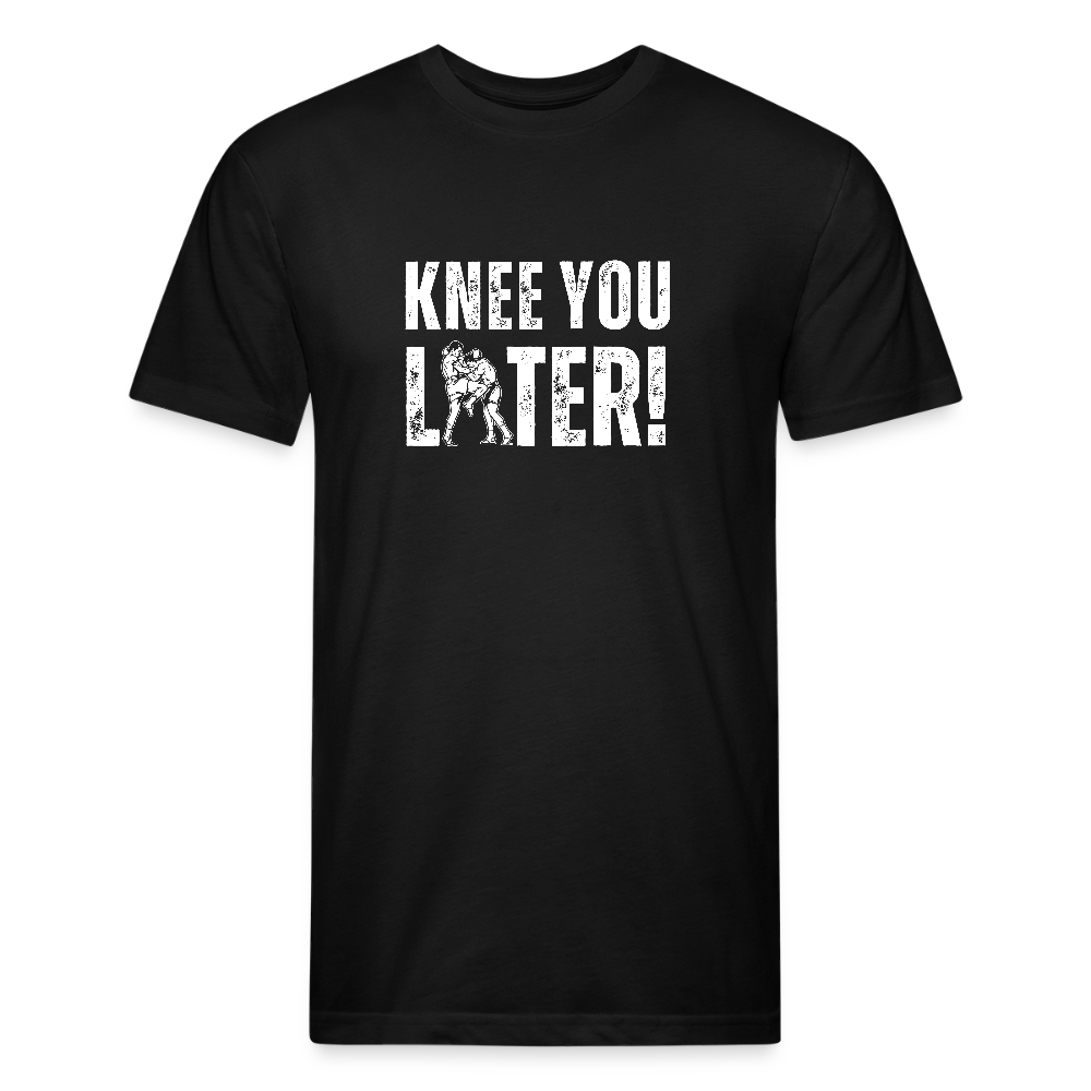 Knee You Later tee - black
