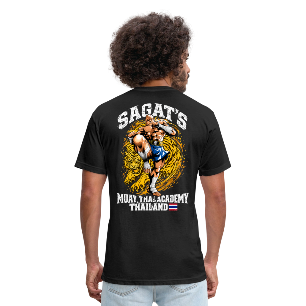 Sagat’s Tiger Knee Muay Thai Tee - black