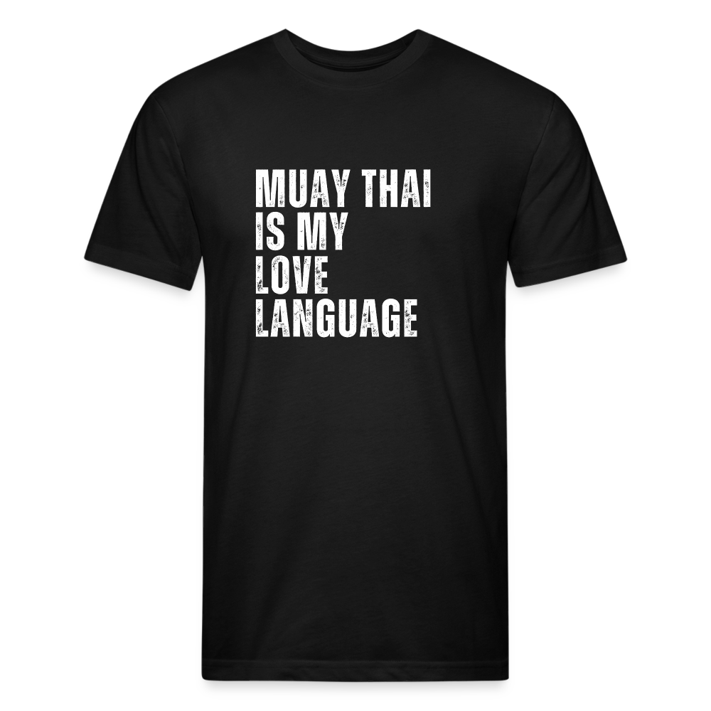 Muay Thai Is My Love Language tee - black