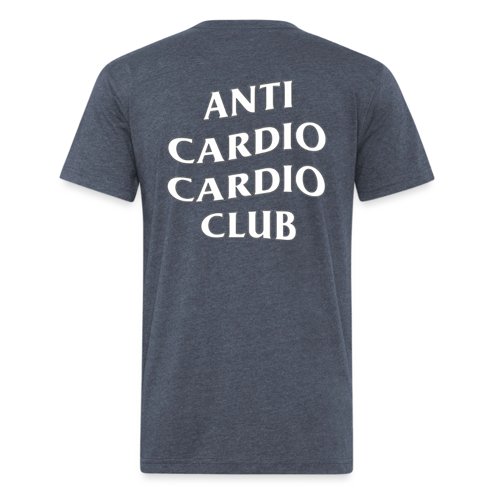 Anti Cardio Cardio Club – Muay Thai Edition Tee - heather navy