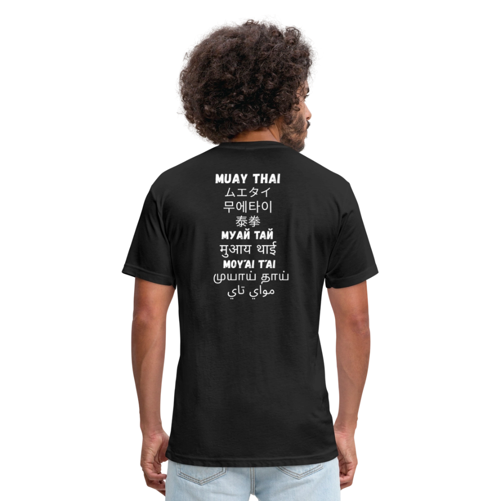 Muay Thai Worldwide Tee by Next Level - black