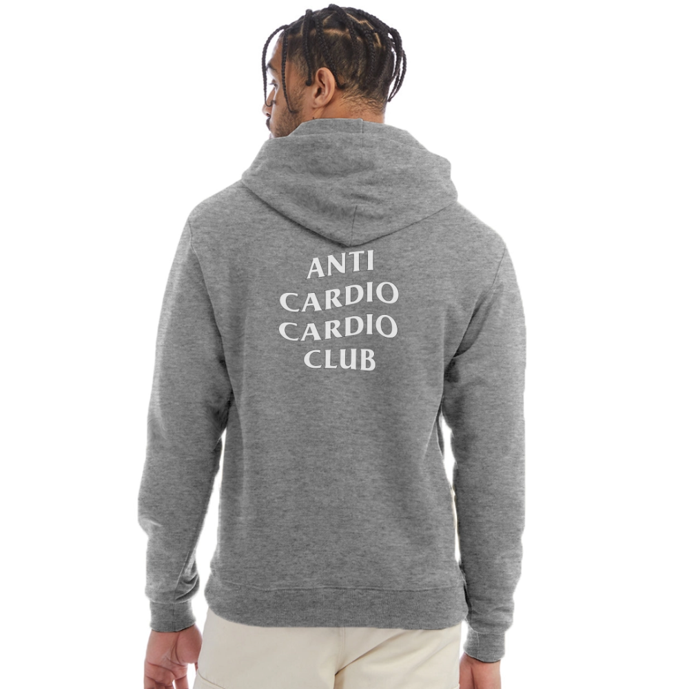 Anti Cardio Cardio Club – Muay Thai Edition Hoodie - heather gray