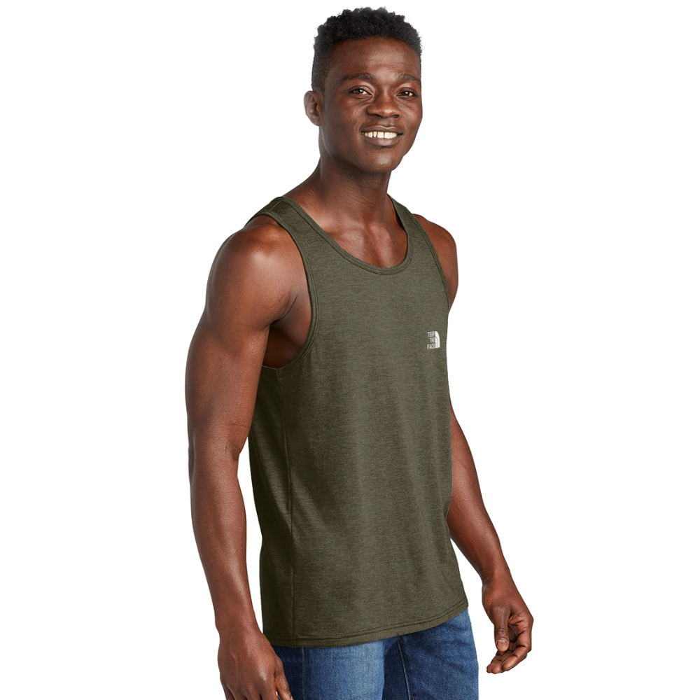 Teep The Face Unisex Tank - heather olive