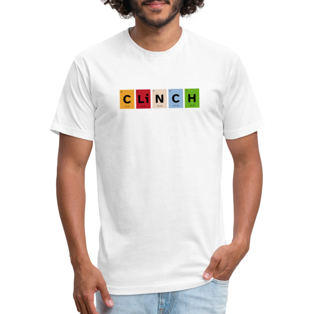Clinch: The Element of Control – Periodic Table Muay Thai Tee - white
