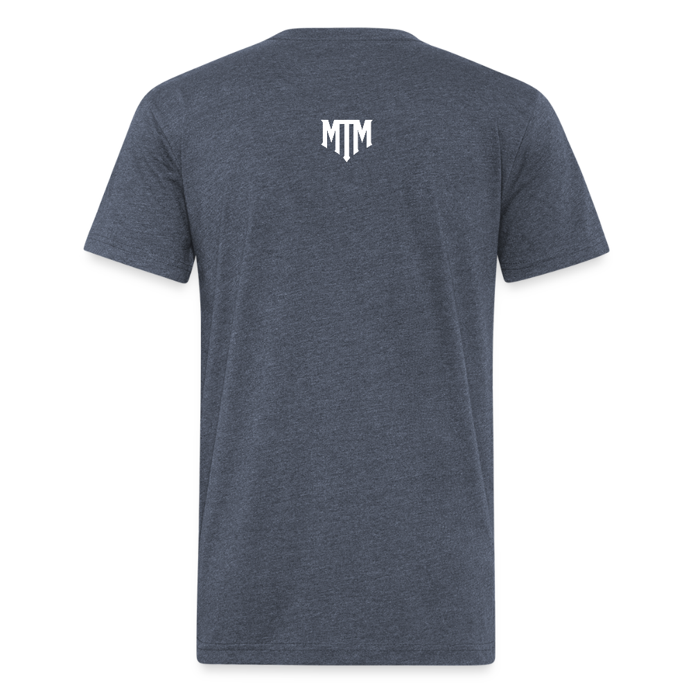 I Identify as a Threat – Pronouns: Try/Me | tee - heather navy