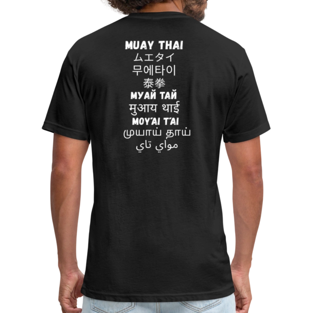 Muay Thai Worldwide Tee by Next Level - black