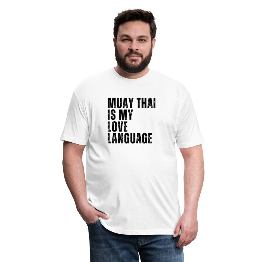 Muay Thai Is My Love Language tee - white