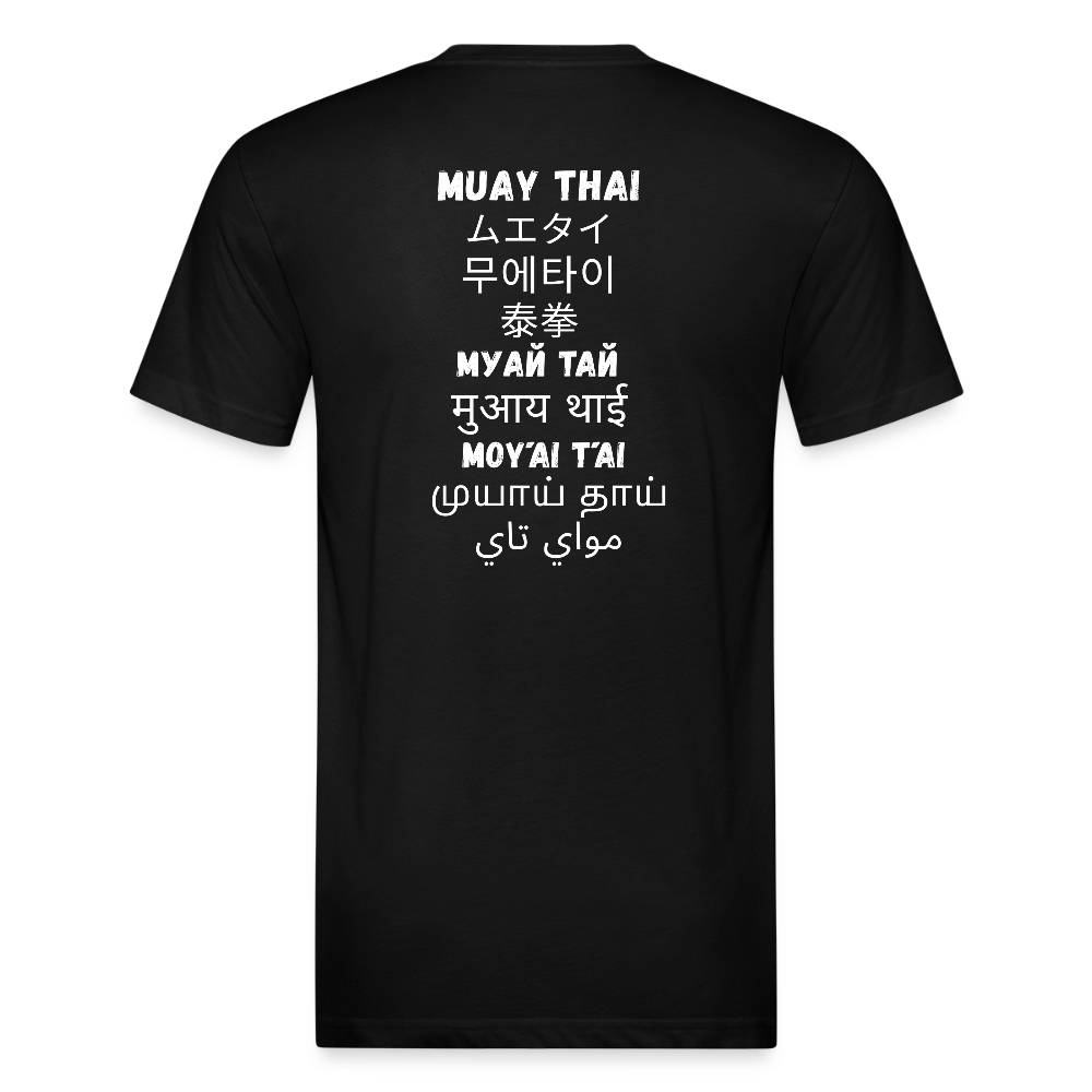 Muay Thai Worldwide Tee by Next Level - black