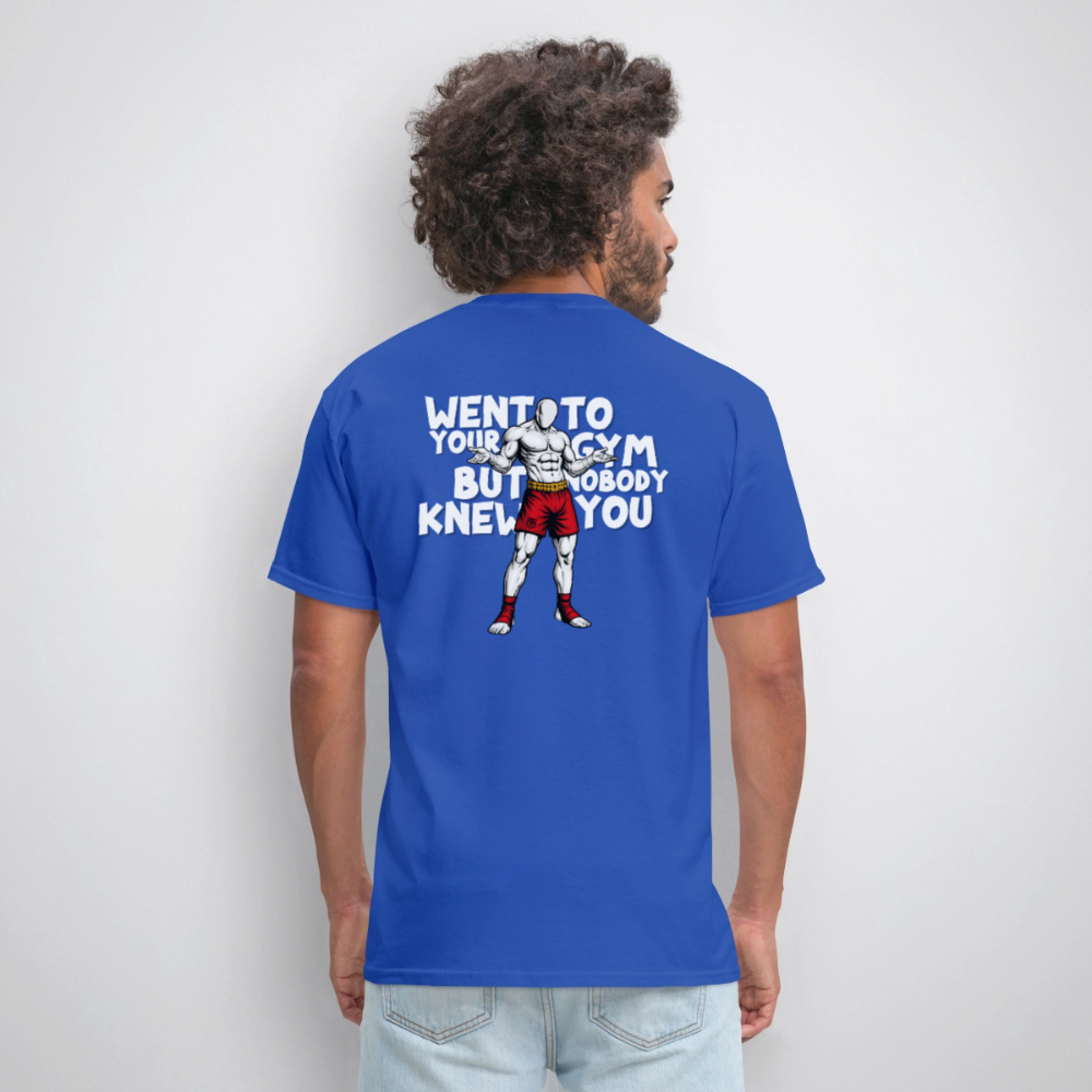 Talk is cheap Tee - royal blue