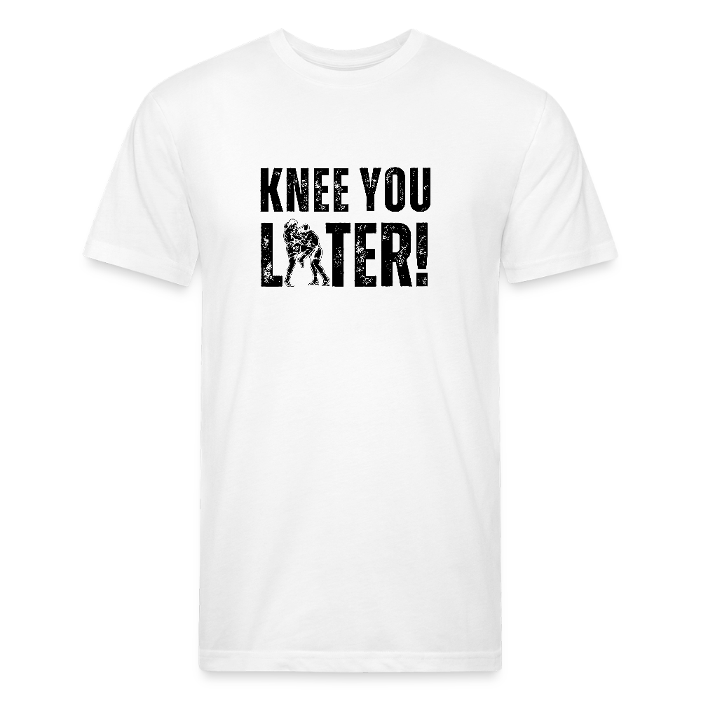 Knee You Later tee - white