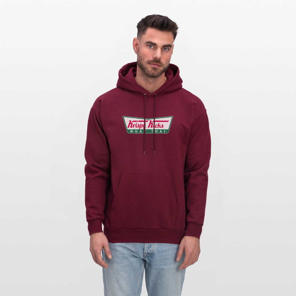 Krispy Kicks Hoodie - burgundy