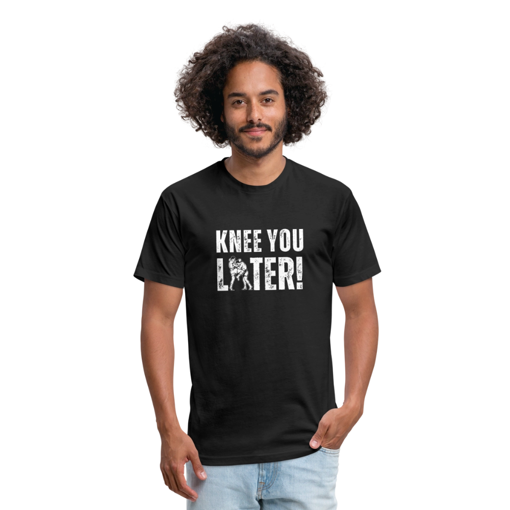 Knee You Later tee - black
