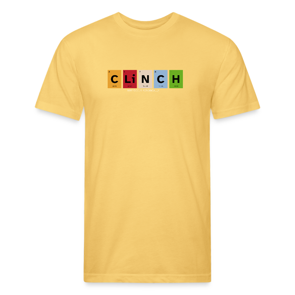 Clinch: The Element of Control – Periodic Table Muay Thai Tee - pastel yellow