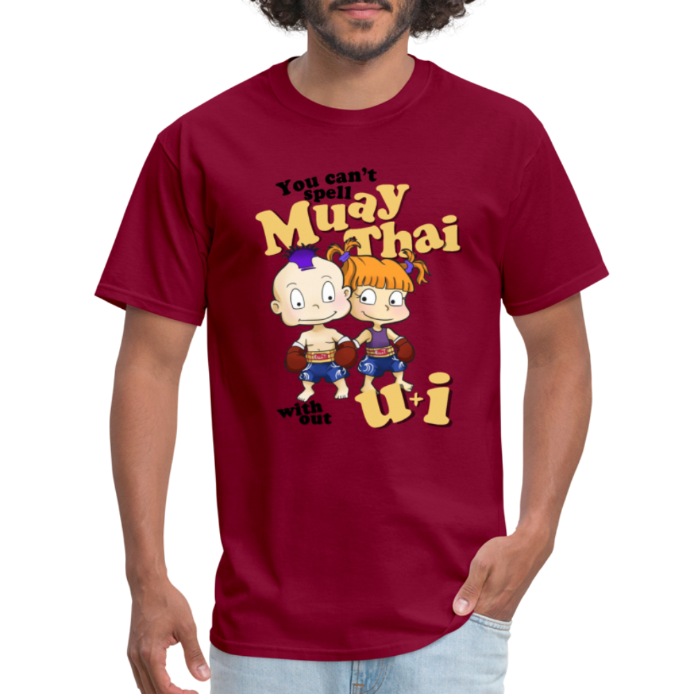 Muay Thai Classic T-Shirt - burgundy