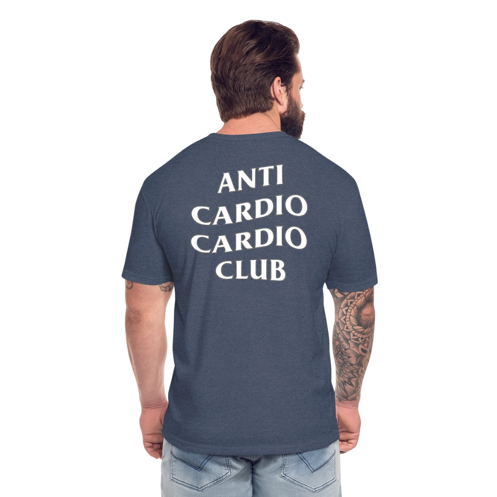 Anti Cardio Cardio Club – Muay Thai Edition Tee - heather navy