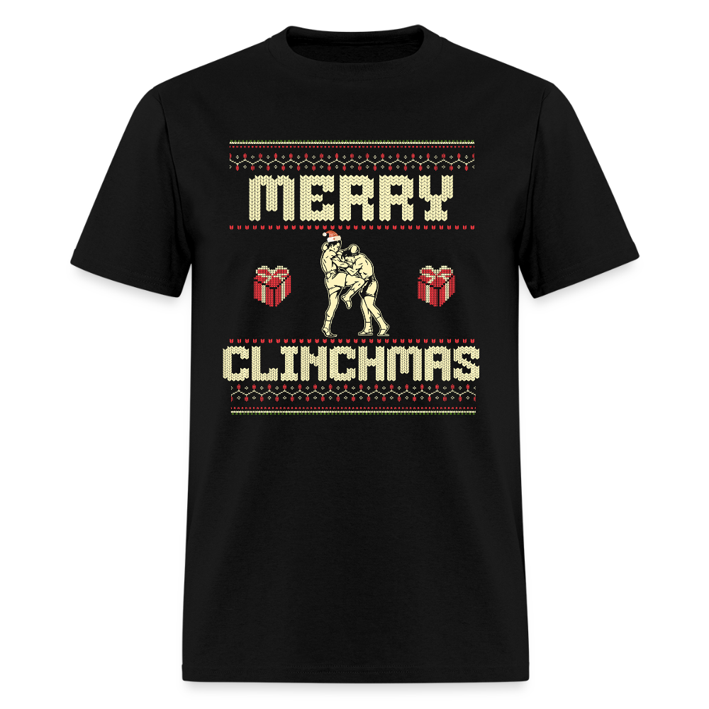 Merry Clinchmas – Muay Thai Holiday Tee - black