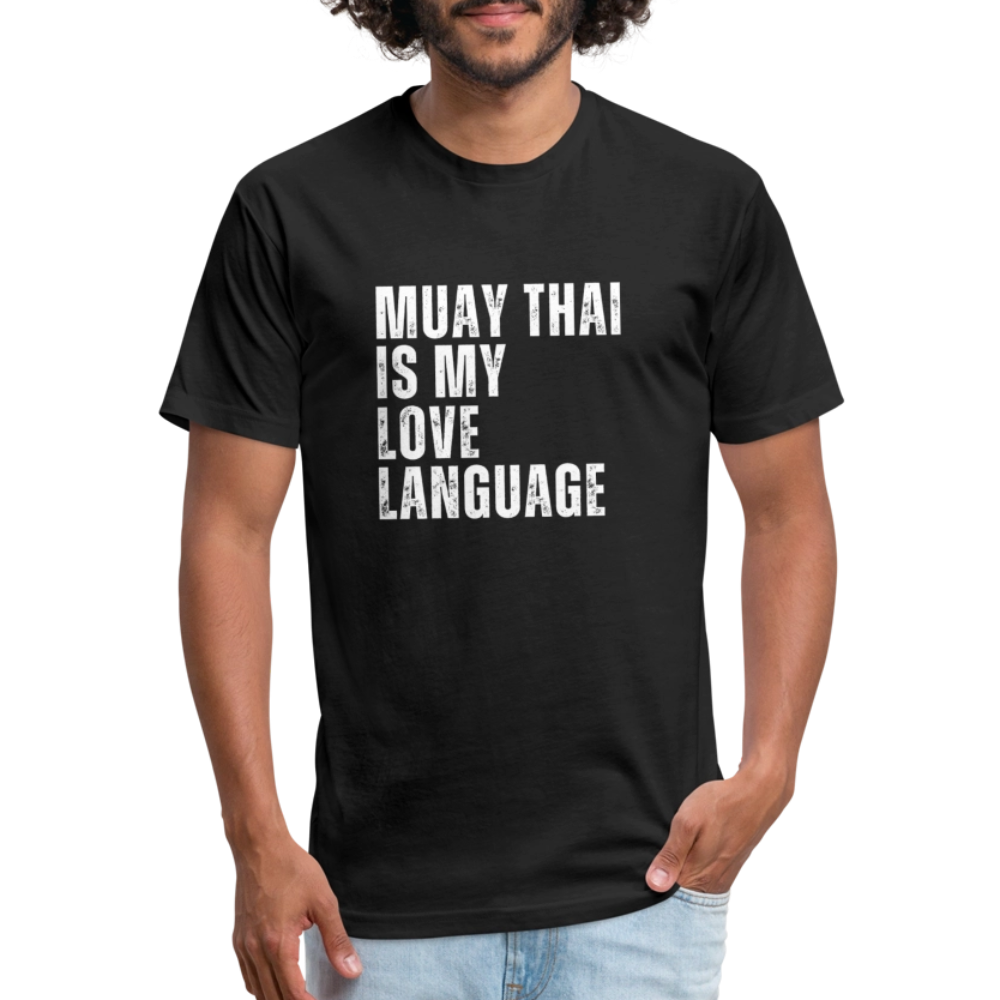 Muay Thai Is My Love Language tee - black