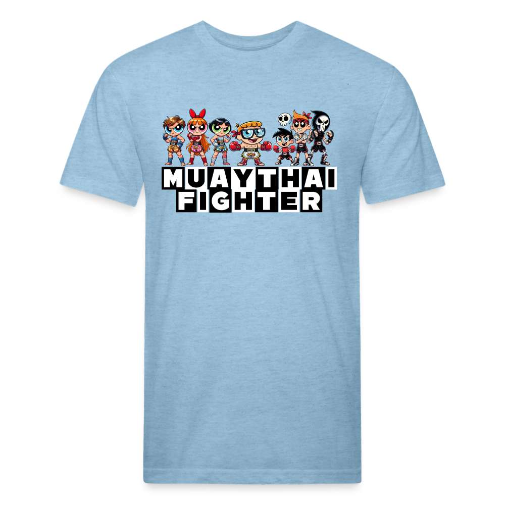 Muay Thai Fighter - heather blue
