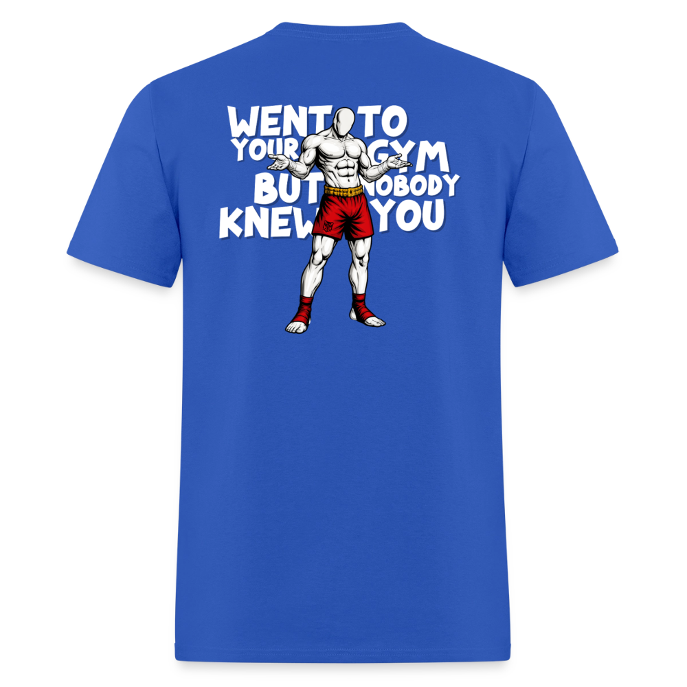 Talk is cheap Tee - royal blue