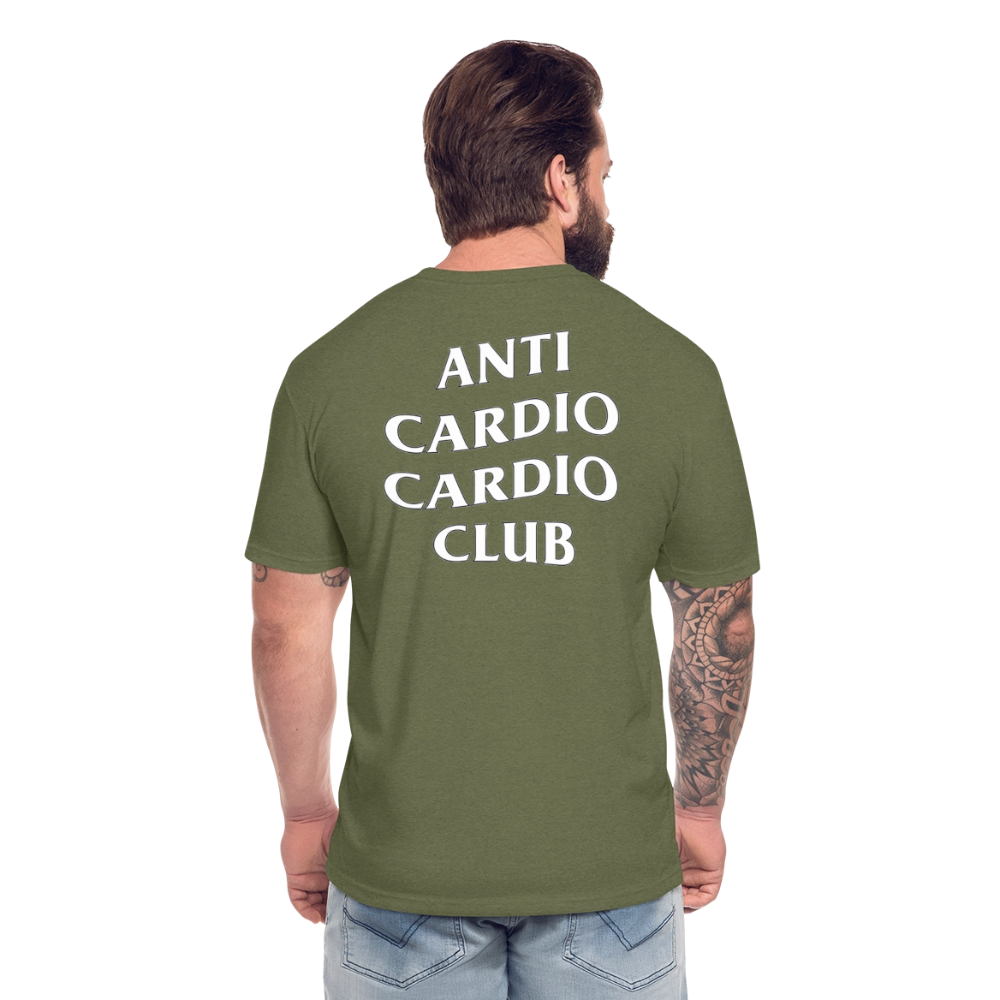 Anti Cardio Cardio Club – Muay Thai Edition Tee - heather military green