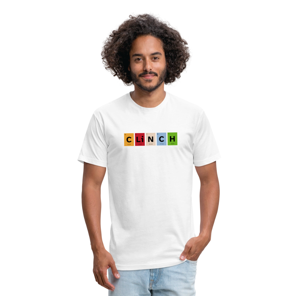 Clinch: The Element of Control – Periodic Table Muay Thai Tee - white