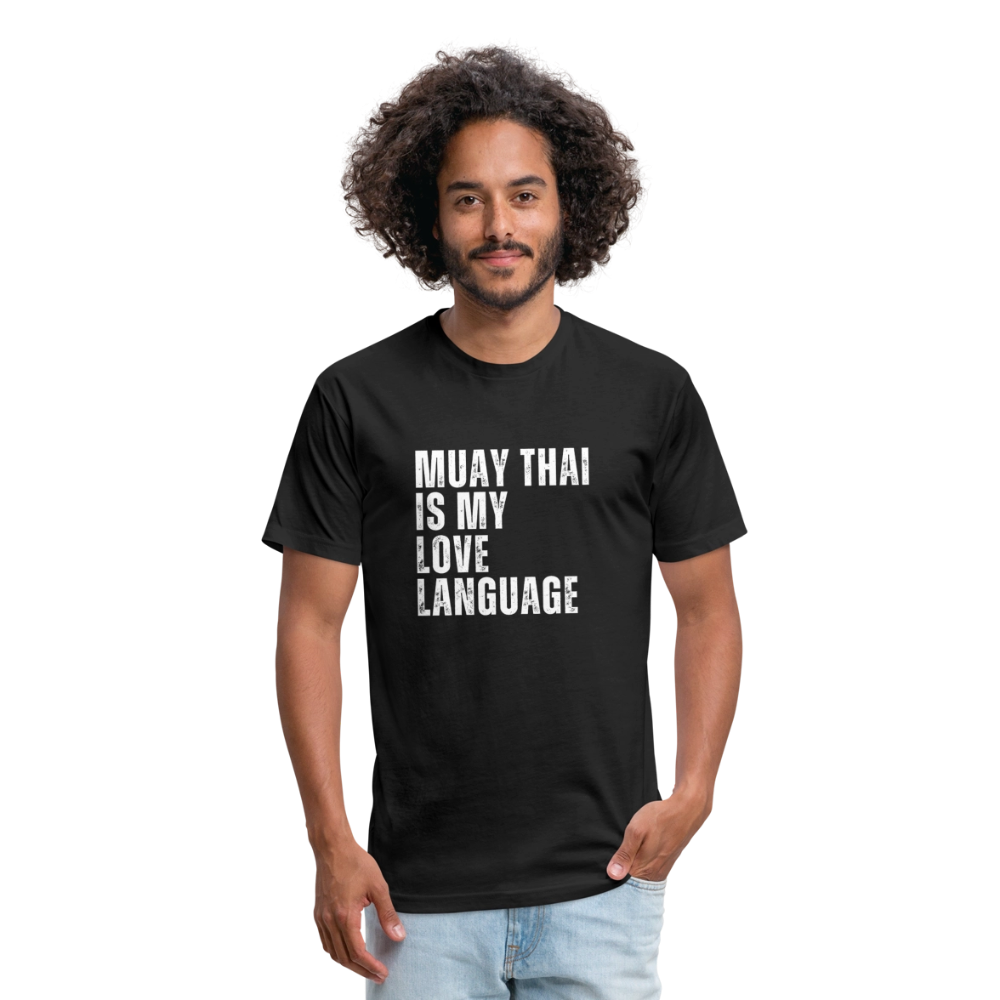 Muay Thai Is My Love Language tee - black