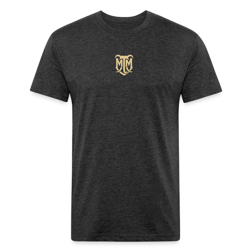 Muay Thai Saved My Life – Skull Mongkol Flame Lotus Tee - heather black