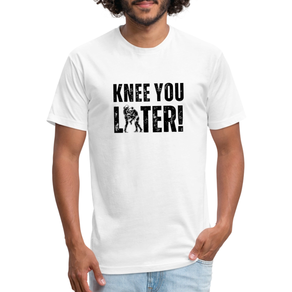 Knee You Later tee - white