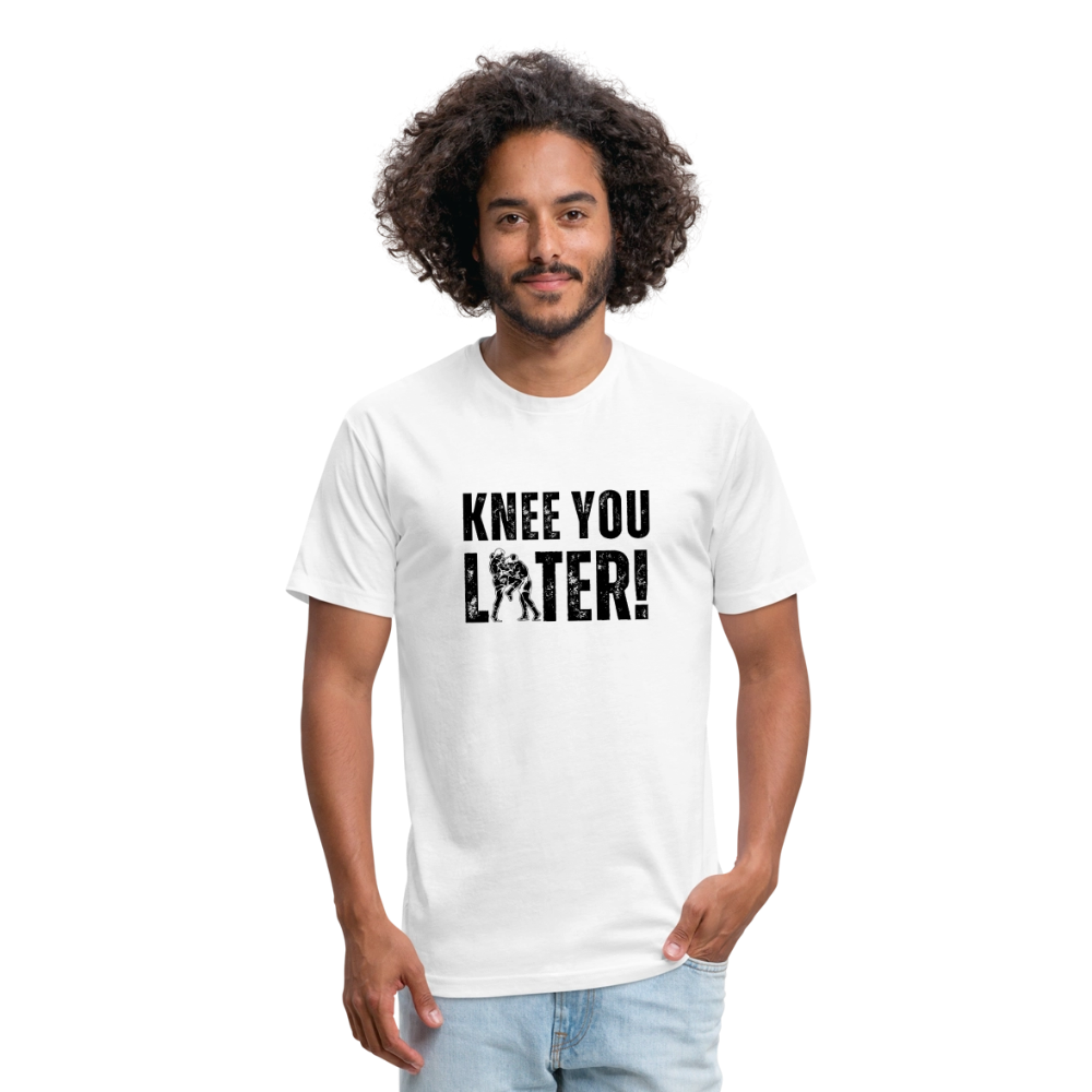 Knee You Later tee - white