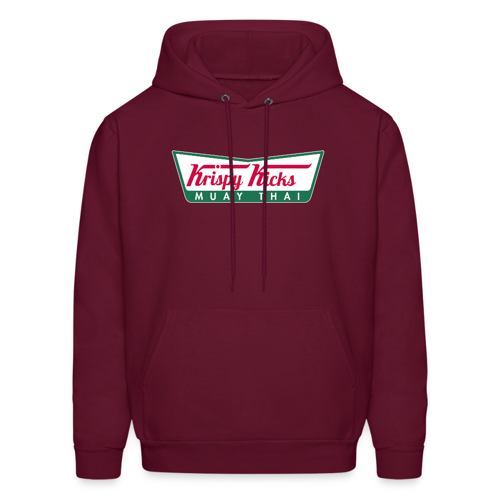 Krispy Kicks Hoodie - burgundy