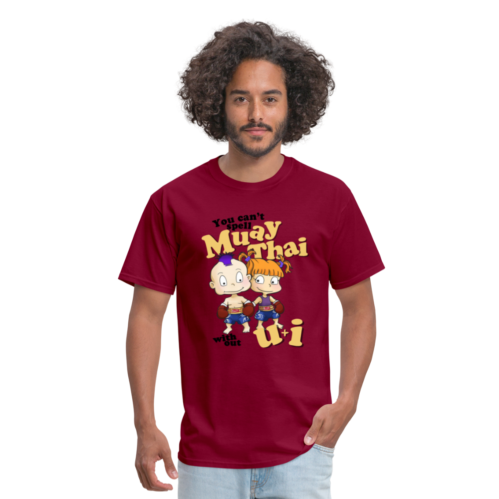 Muay Thai Classic T-Shirt - burgundy