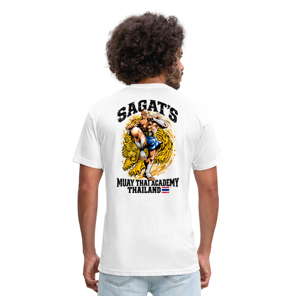 Sagat’s Tiger Knee Muay Thai Tee - white