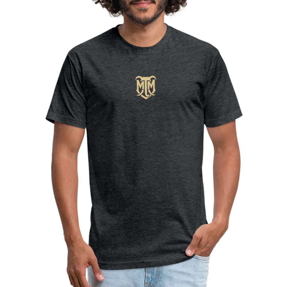 Muay Thai Saved My Life – Skull Mongkol Flame Lotus Tee - heather black