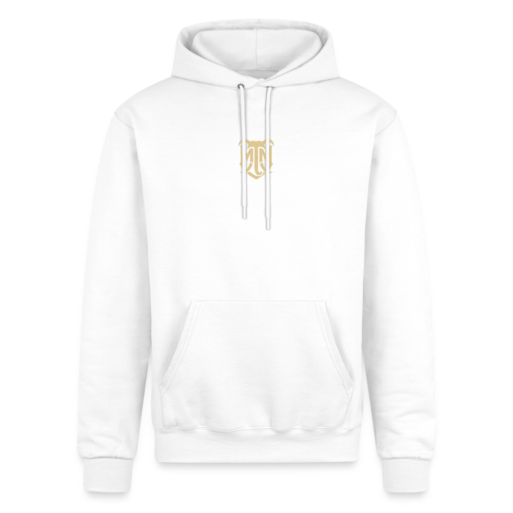 Muay Thai Saved My Life – Skull Mongkol Flame Lotus Hoodie - white