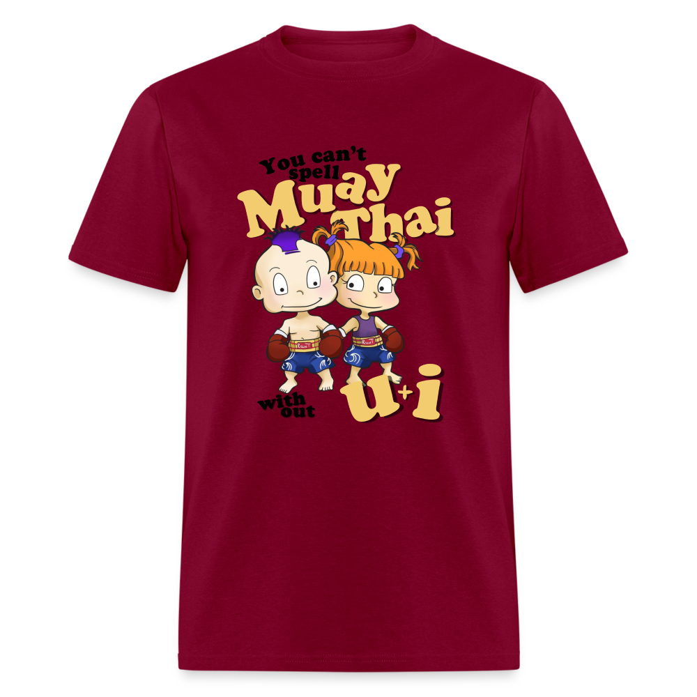 Muay Thai Classic T-Shirt - burgundy
