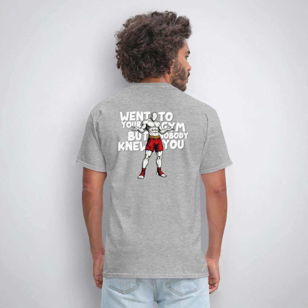 Talk is cheap Tee - heather gray