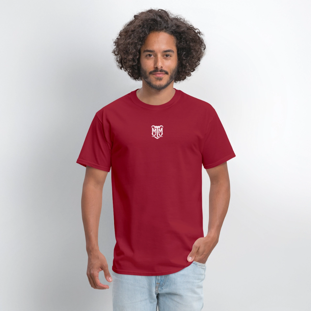 No Mic Needed Tee - dark red