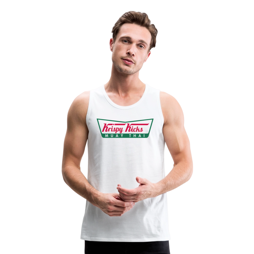 Krispy Kicks Men’s Tank - white