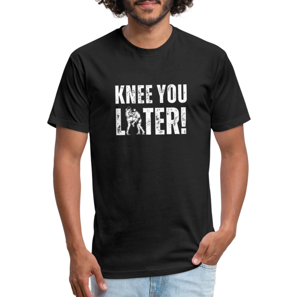 Knee You Later tee - black