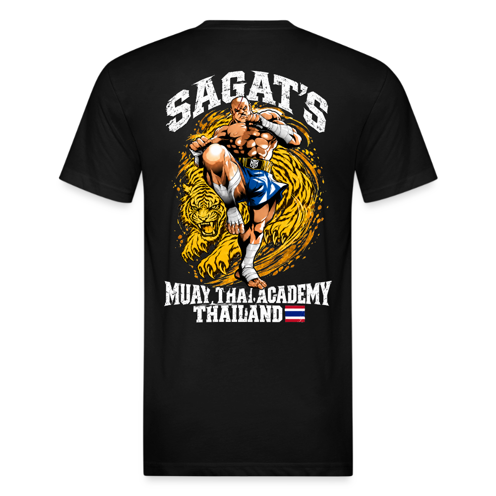 Sagat’s Tiger Knee Muay Thai Tee - black