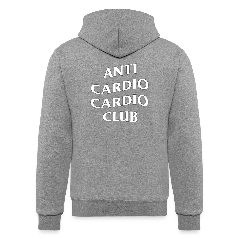 Anti Cardio Cardio Club – Muay Thai Edition Hoodie - heather gray