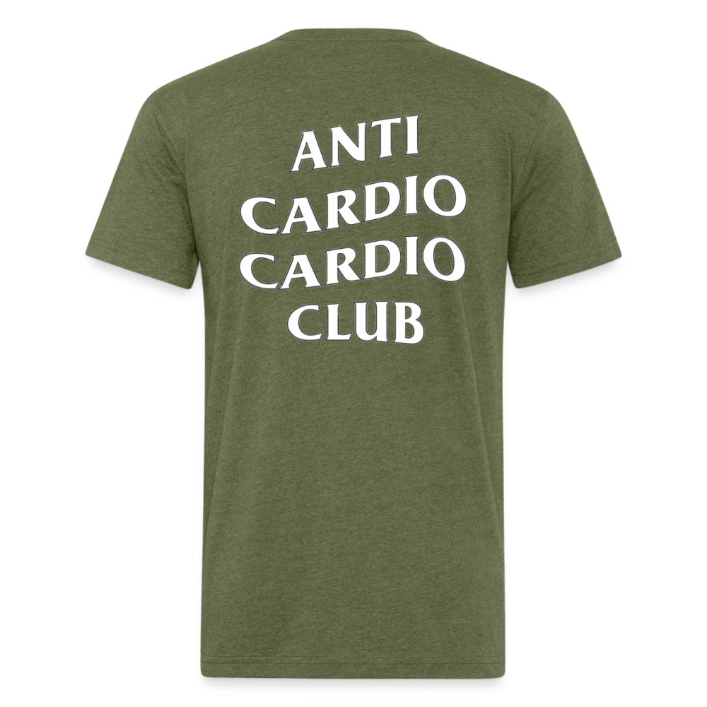 Anti Cardio Cardio Club – Muay Thai Edition Tee - heather military green