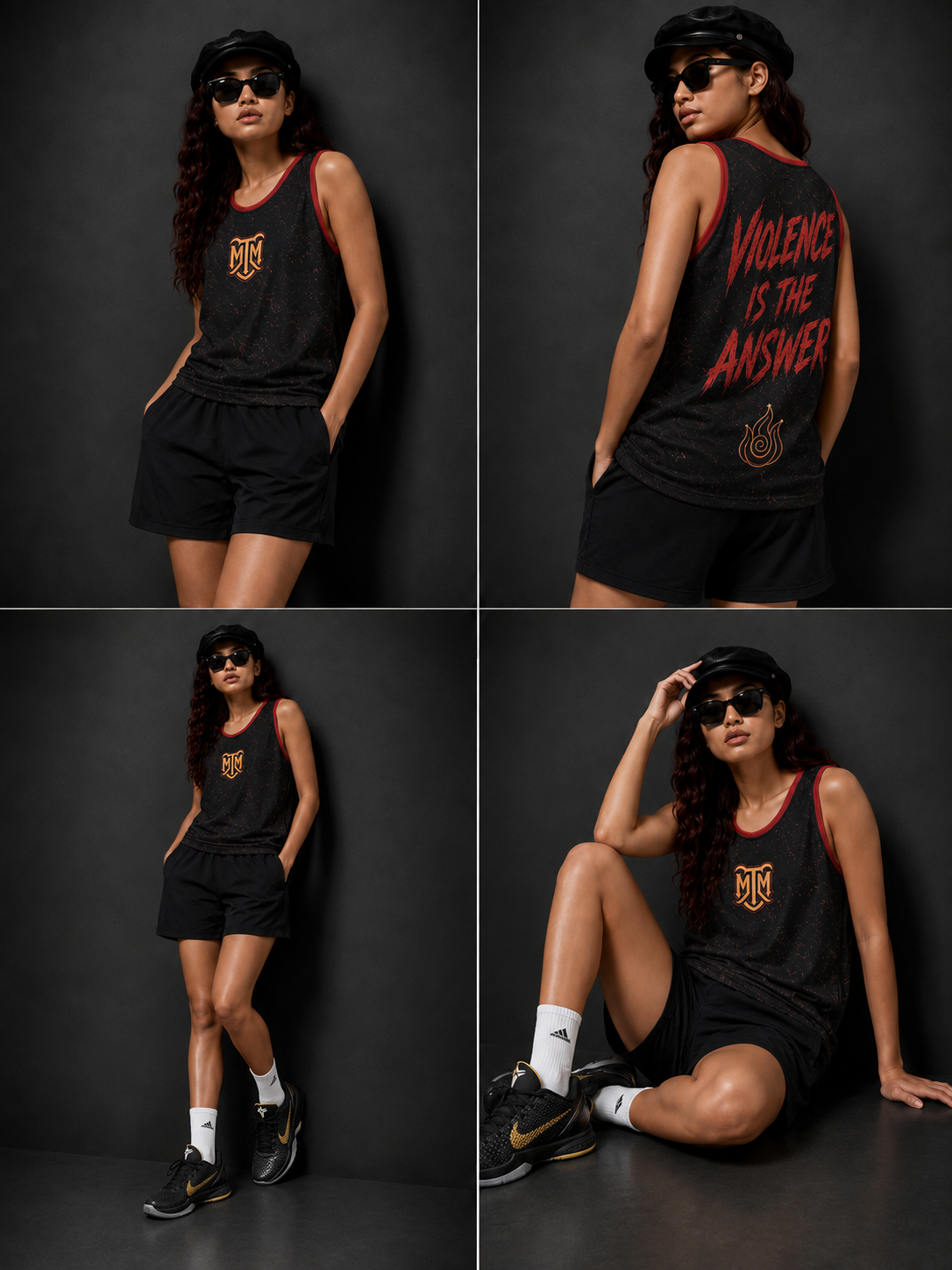 Fire Nation Muay Thai Tank Top – Violence Is The Answer Fighter Jersey