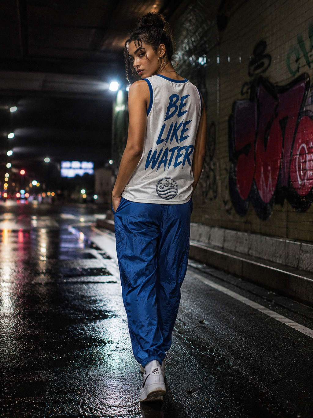 Water Nation Muay Thai Tank Top – Be Like Water Training Jersey