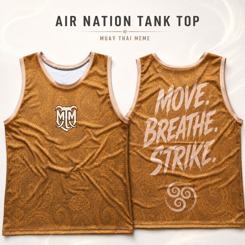 Air Nation Muay Thai Tank Top – Move. Breathe. Strike. Training Jersey