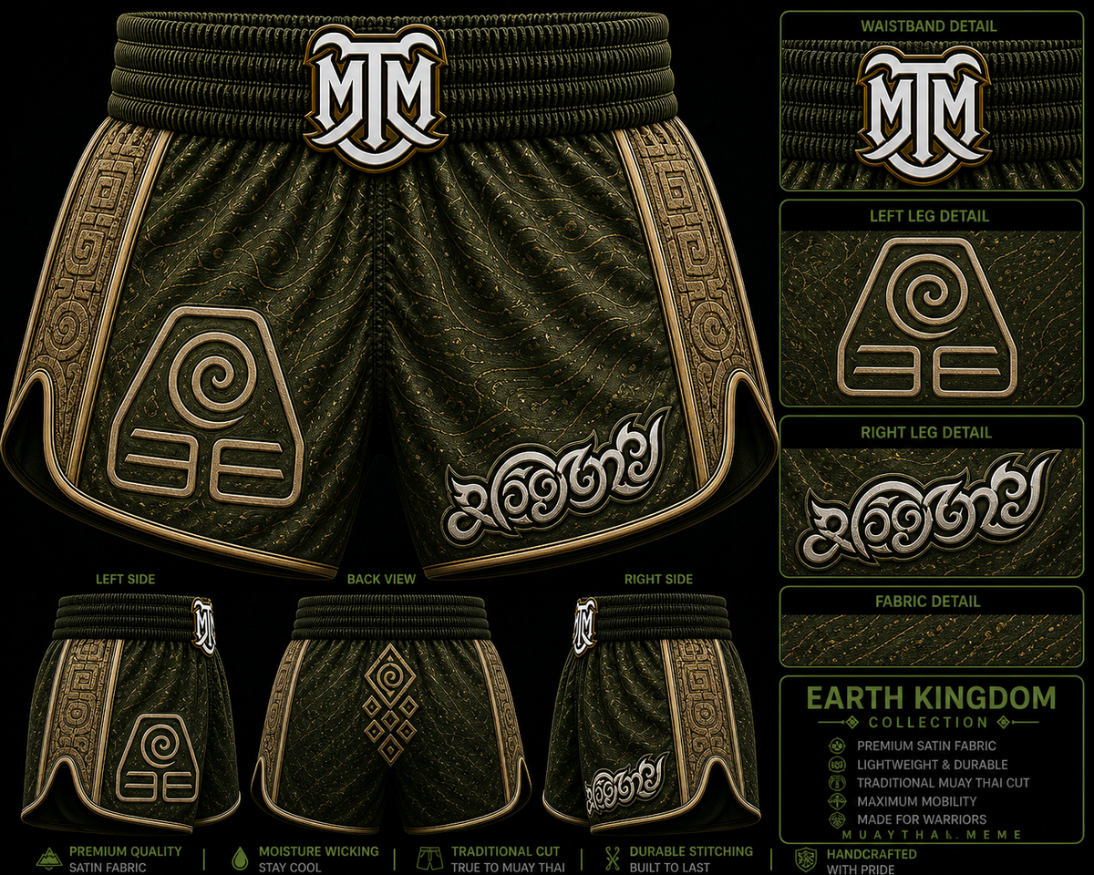 Earth Kingdom Muay Thai Shorts | Four Nations Collection