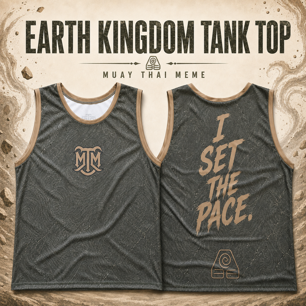 Earth Kingdom Muay Thai Tank Top – I Set The Pace Fighter Training Jersey